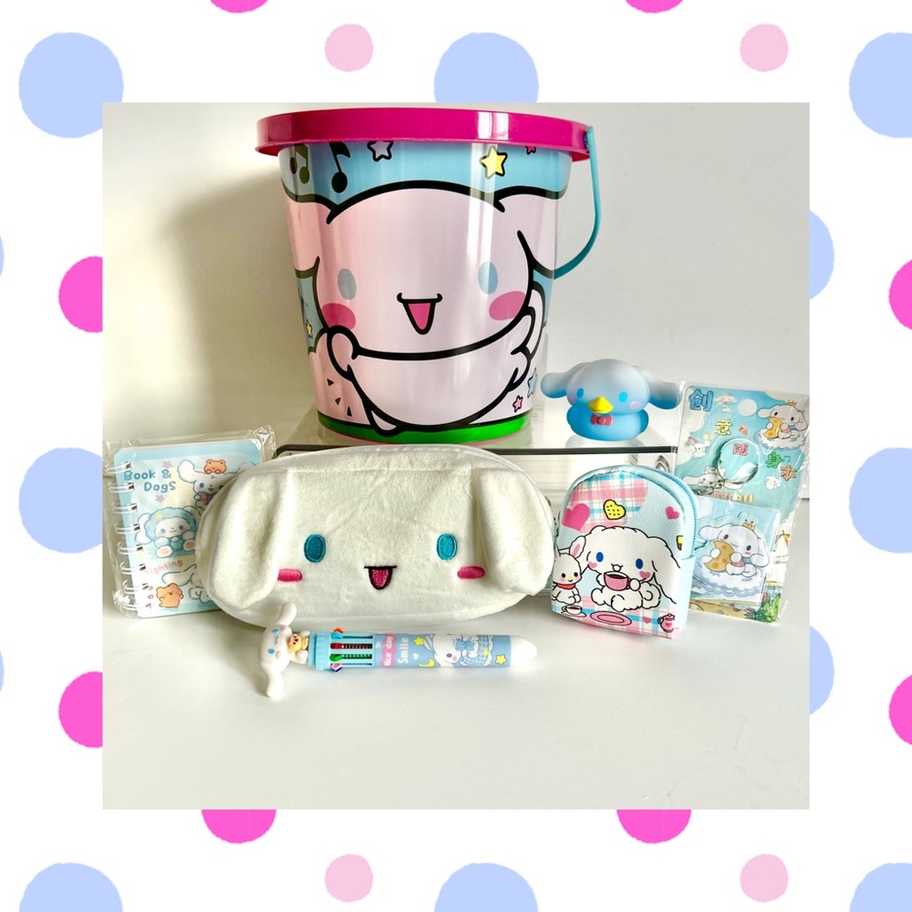 🩵(CIN0002) Cinnamoroll Adorable 7-Piece Summer Fun Bundle